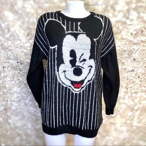 Women Mickey Mouse chunky sweater Divided , sz M